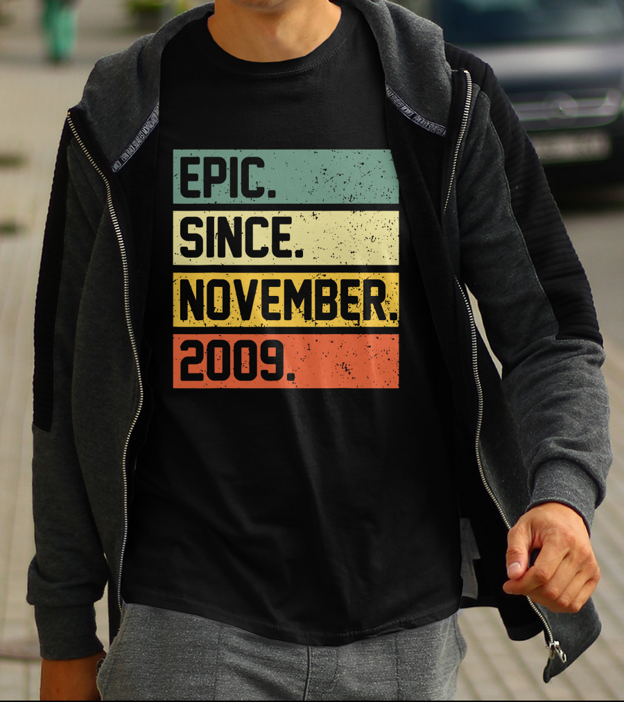 Epic Since November 2009 Retro T-Shirt