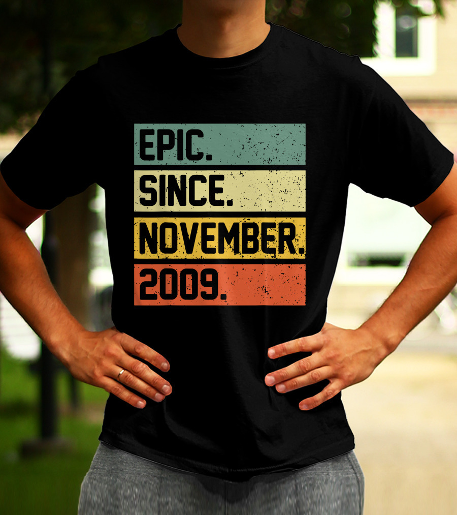 Epic Since November 2009 Retro T-Shirt