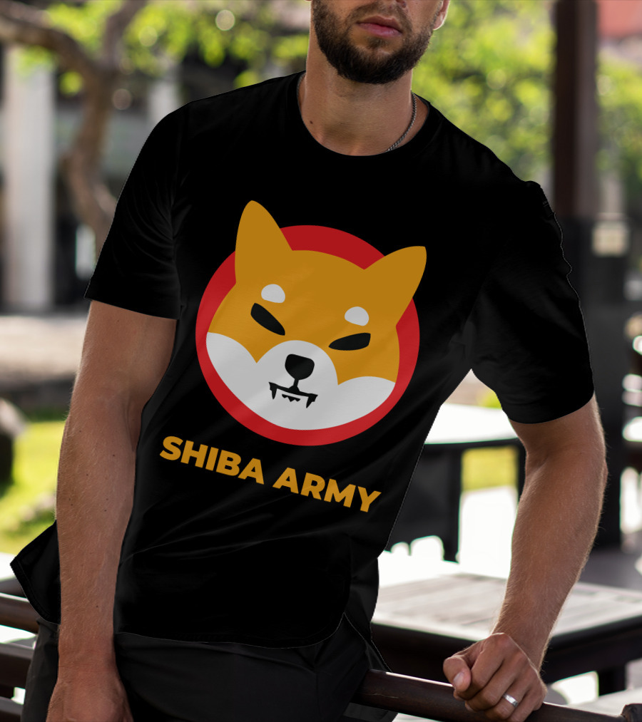 Shiba Army Dog T-Shirt
