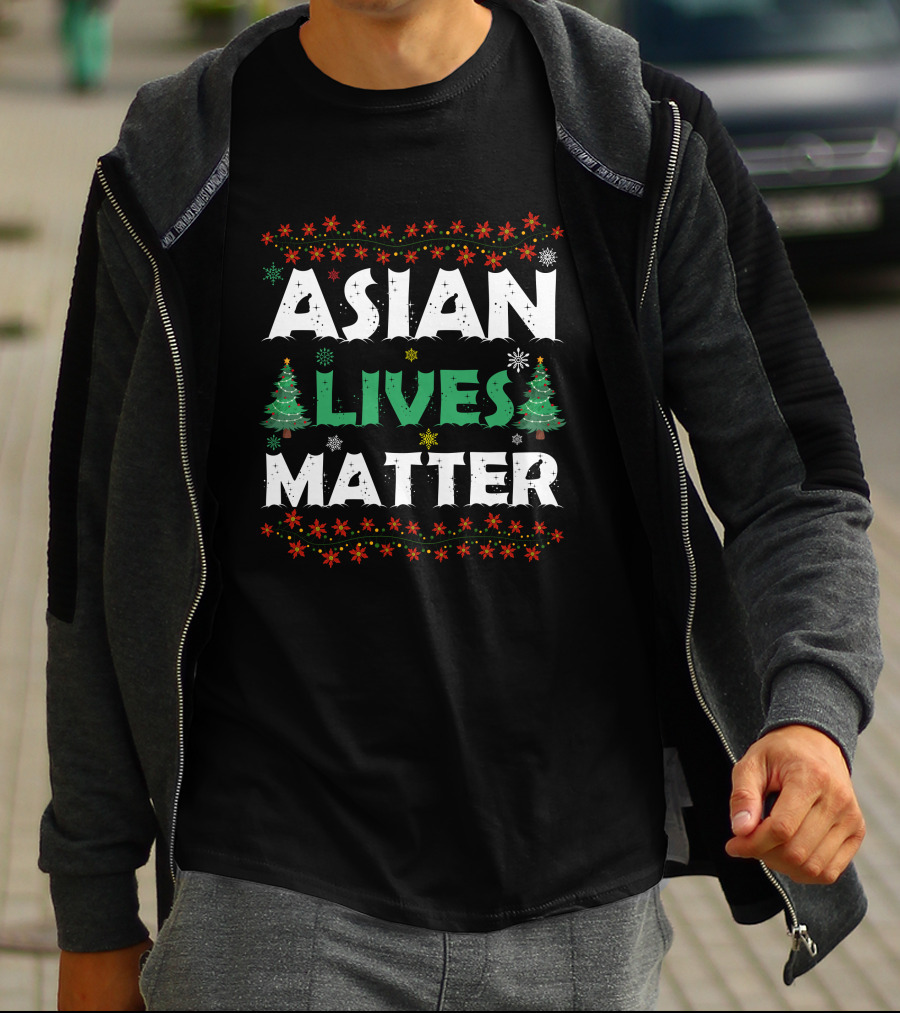 Asian Lives Matter Christmas Holiday T-Shirt