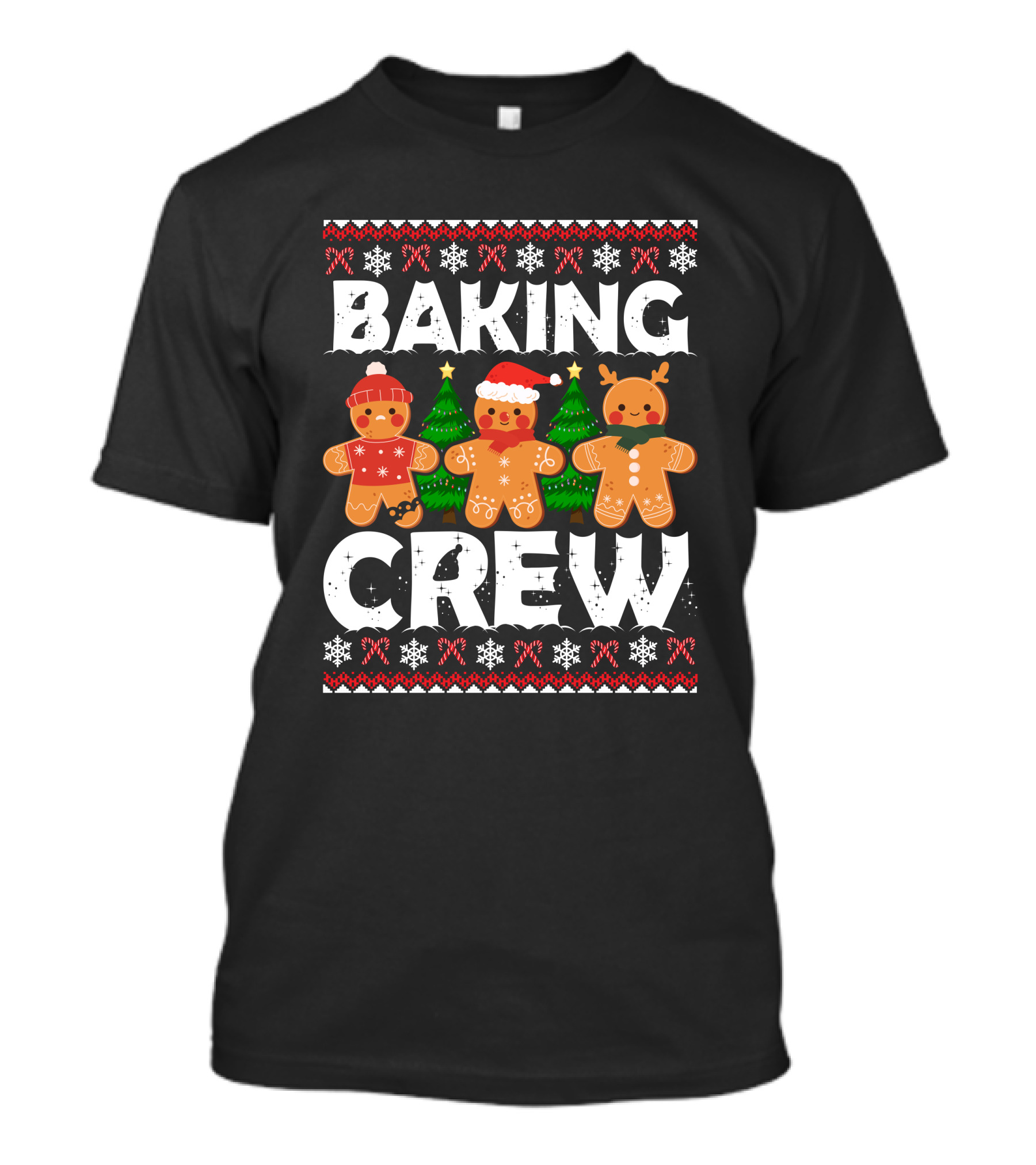 Christmas Baking Crew Gingerbread Holiday Festive T-Shirt