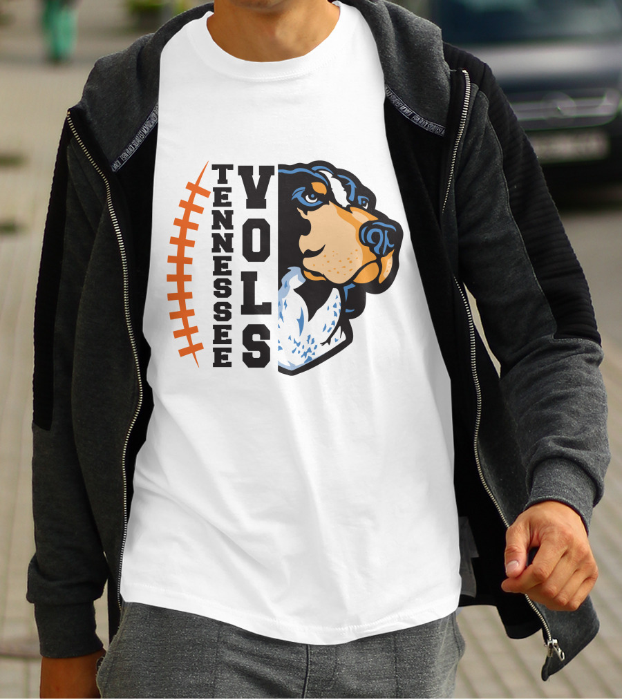 Tennessee Vols Football Dog Sublimation T-Shirt