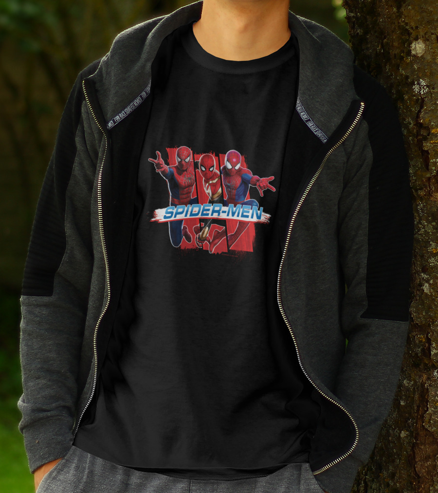 Spider-Men Marvel Spider Man No Way Home Trio T-Shirt