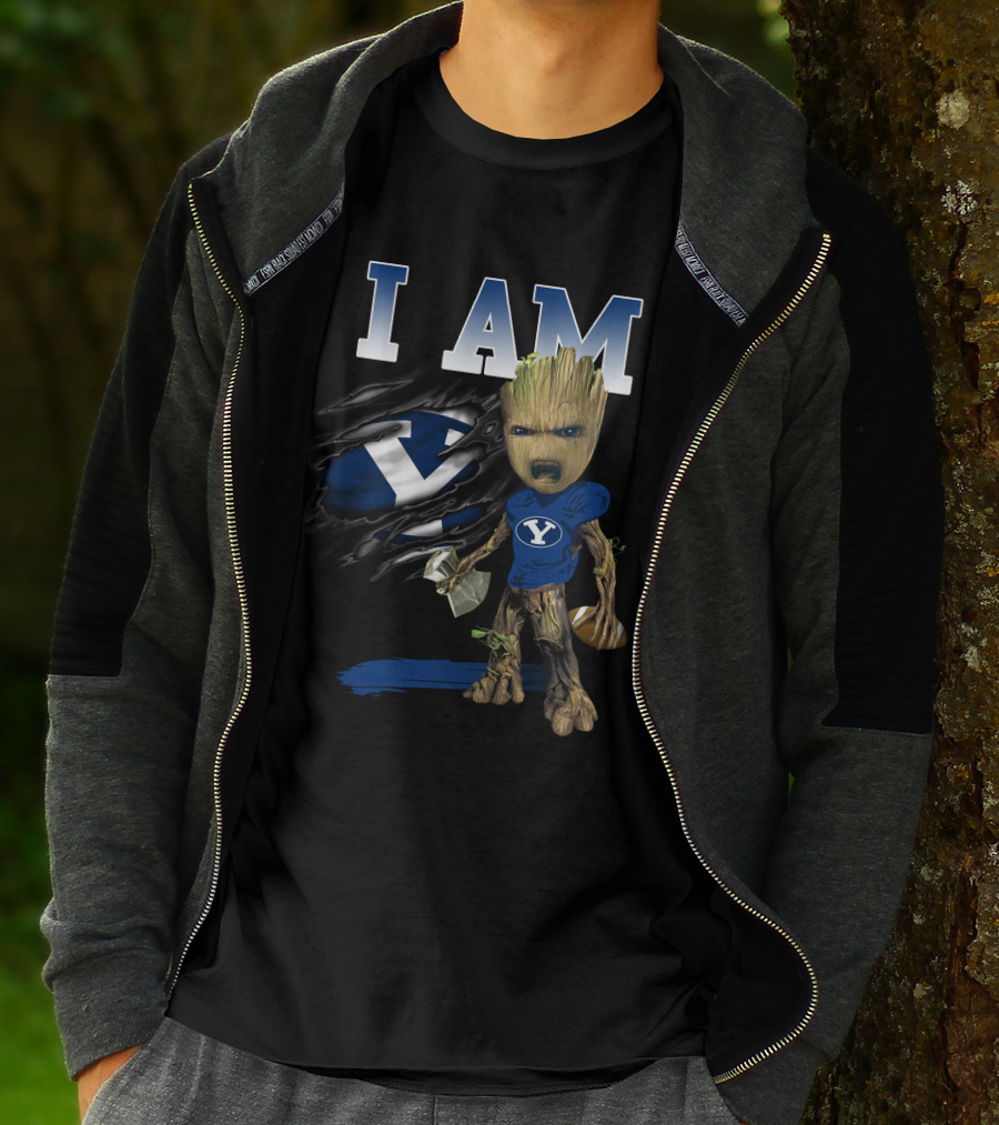 I Am Groot Byu Cougars Football T-Shirt