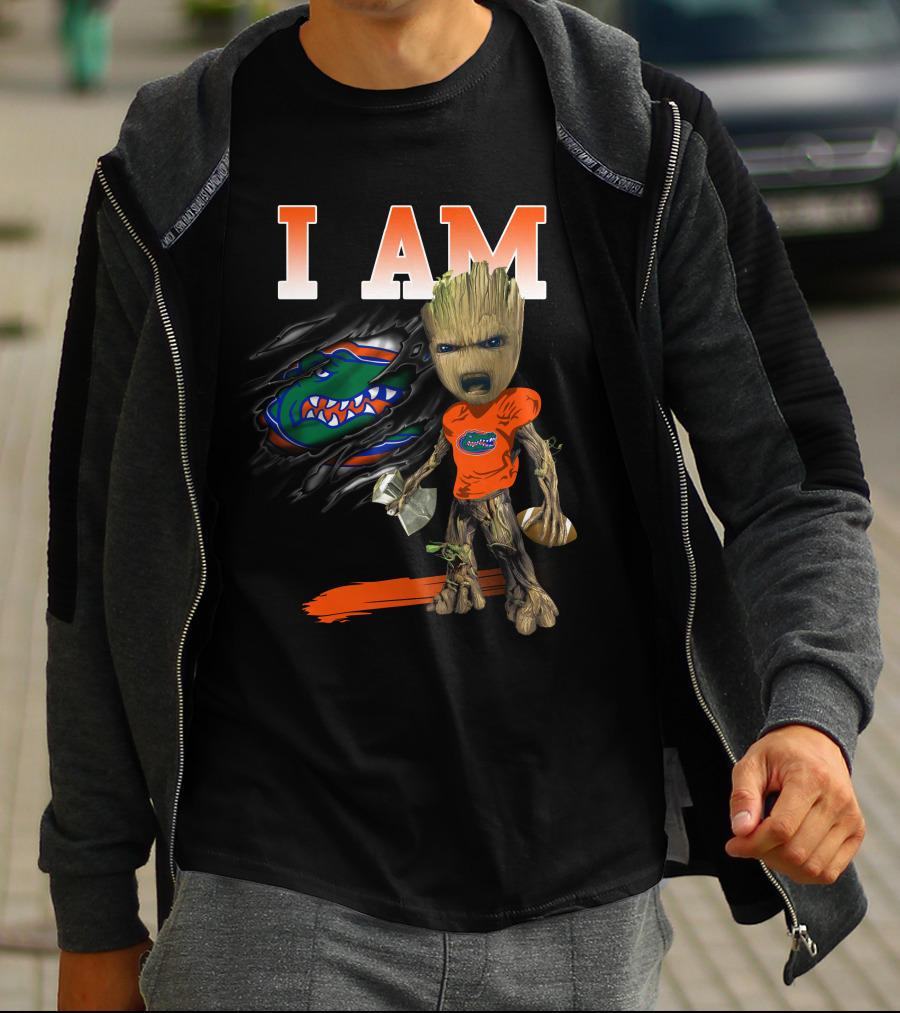 I Am Groot Florida Gators Football T-Shirt