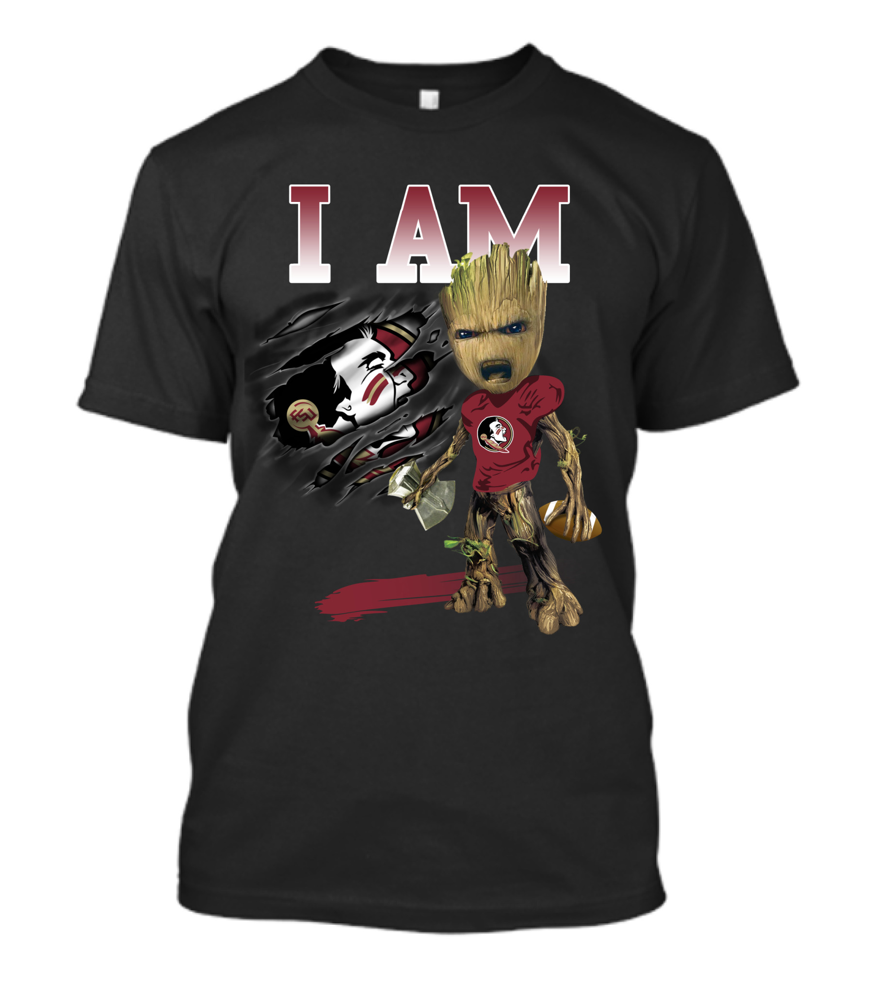 I Am Groot Florida State Seminoles Football T-Shirt