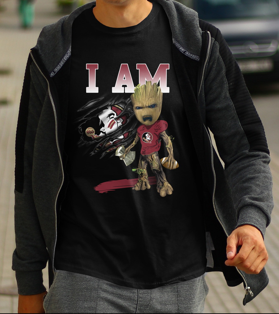 I Am Groot Florida State Seminoles Football T-Shirt