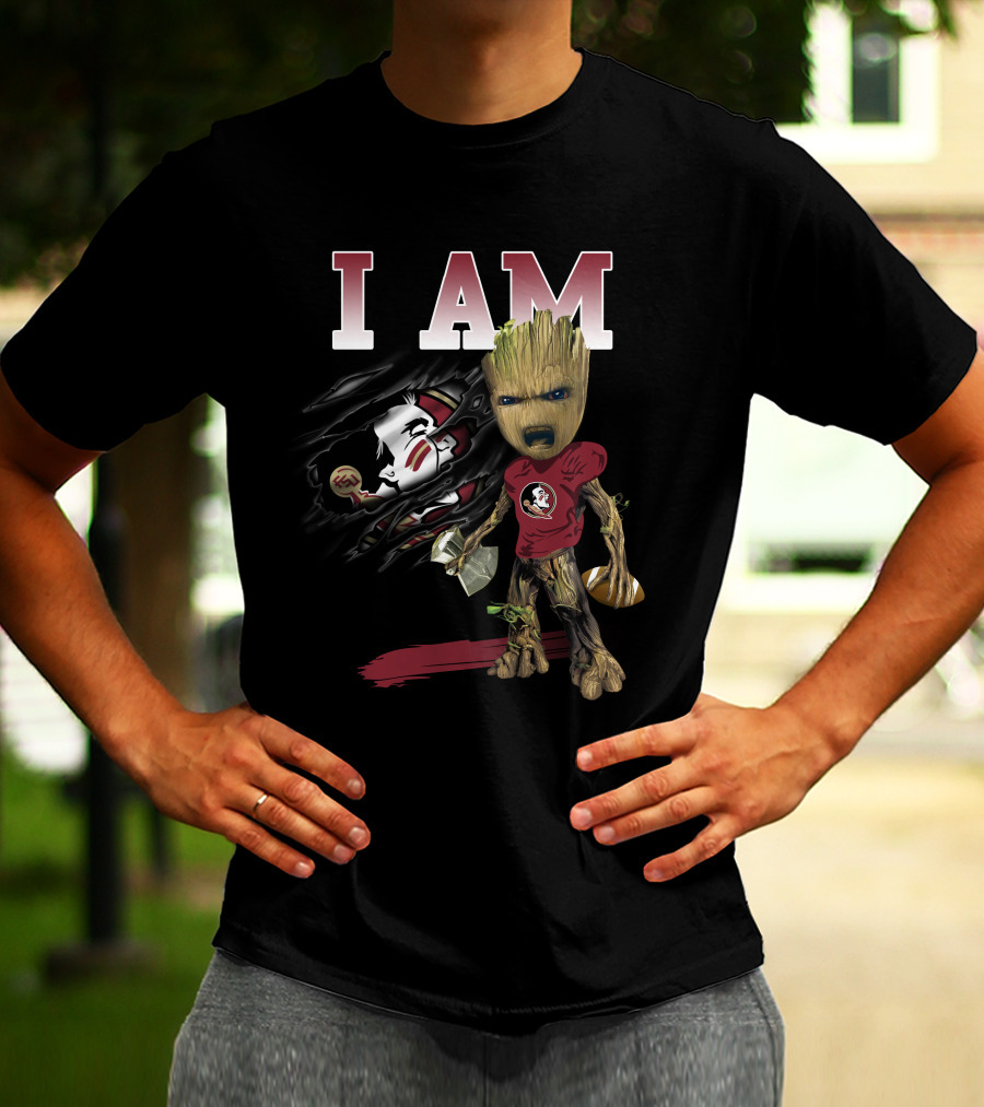 I Am Groot Florida State Seminoles Football T-Shirt