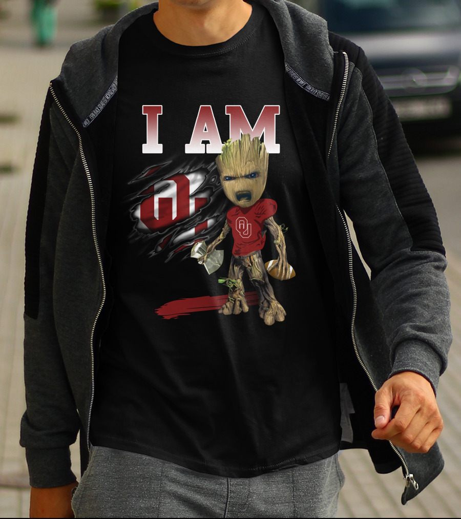 I Am Ou Groot Football T-Shirt