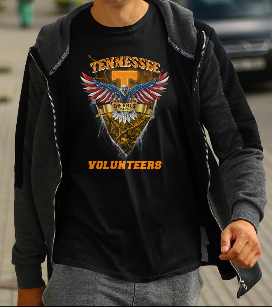 Tennessee Volunteers Eagle Go Vols Established 1794 T-Shirt