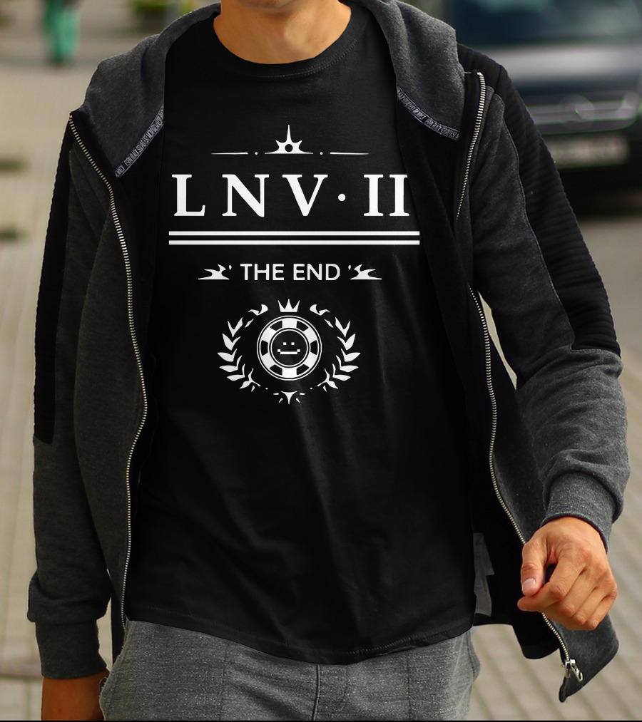 LNV II The End Las Nevadas Poker Chip Crown Laurel T-Shirt