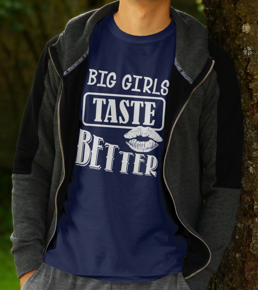 Big Girls Taste Better Lip Oversized T-Shirt