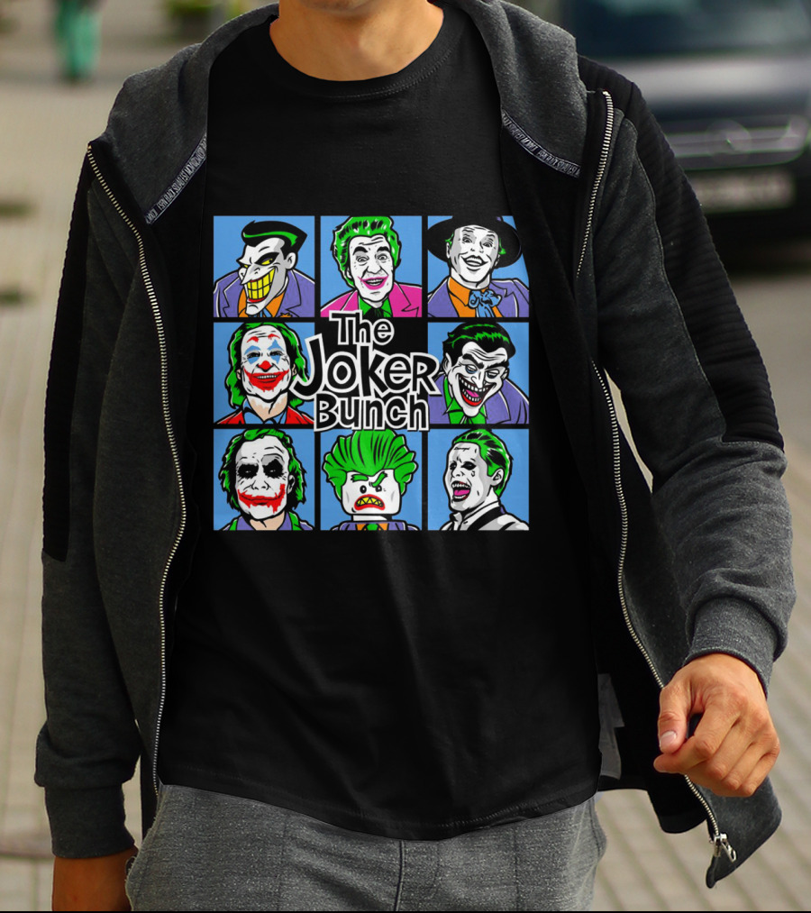 The Joker Bunch Iconic Joker Characters Compilation T-Shirt