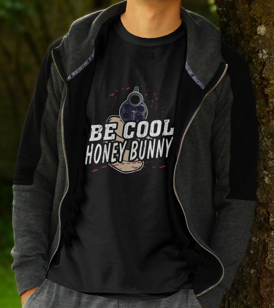 Be Cool Honey Bunny Pulp Fiction Gun T-Shirt