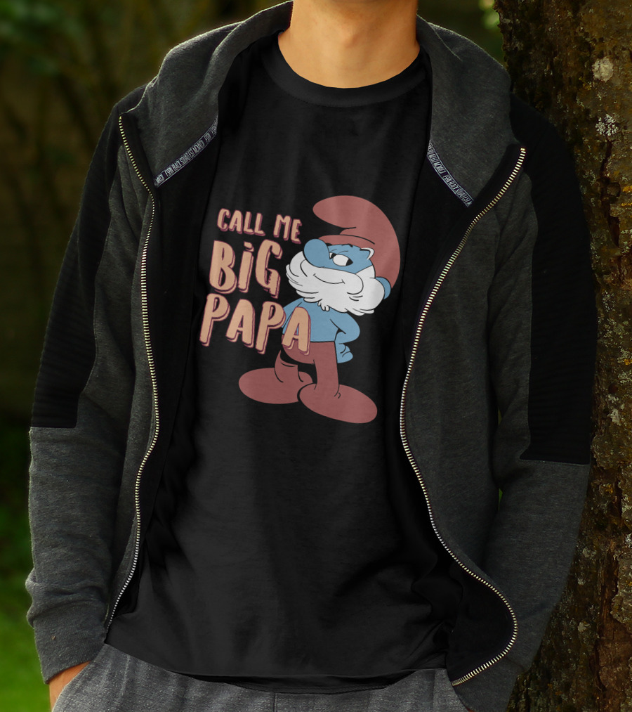 Call Me Big Papa The Smurfs Papa Smurf T-Shirt