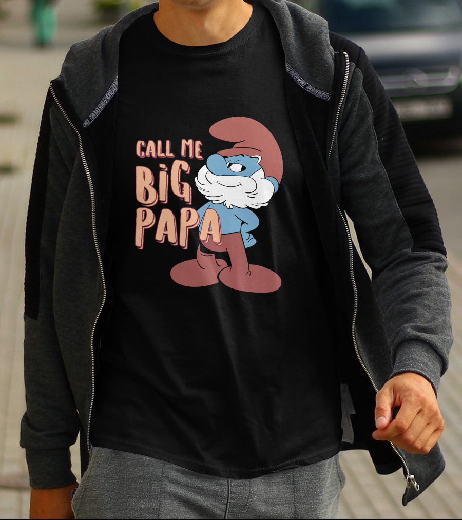 Call Me Big Papa The Smurfs Papa Smurf T-Shirt