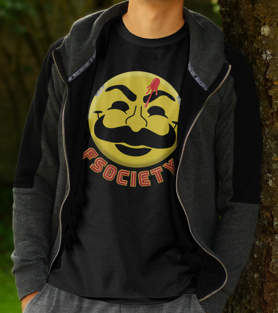 Fsociety Mr. Robot Smiley Face T-Shirt