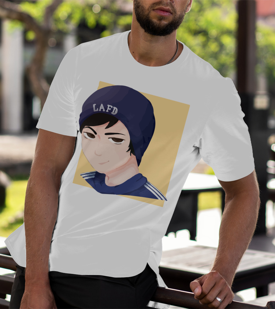 Quackity LAFD Beanie T-Shirt