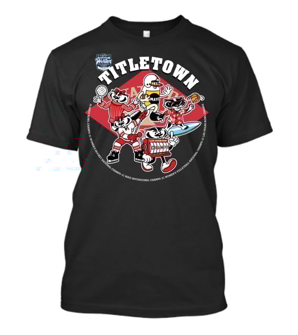 Winter Wonders Titletown Champs Fun Festival Sports T-Shirt