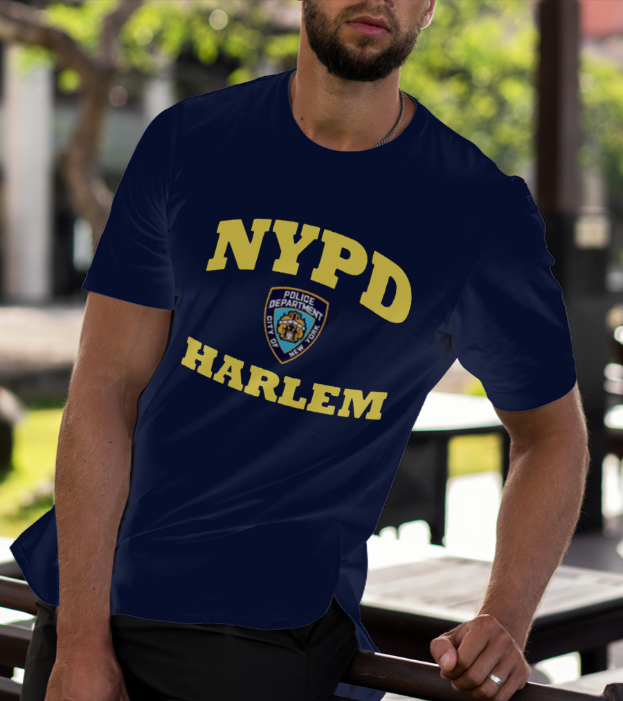 NYPD Police Department City Of New York Harlem T-Shirt