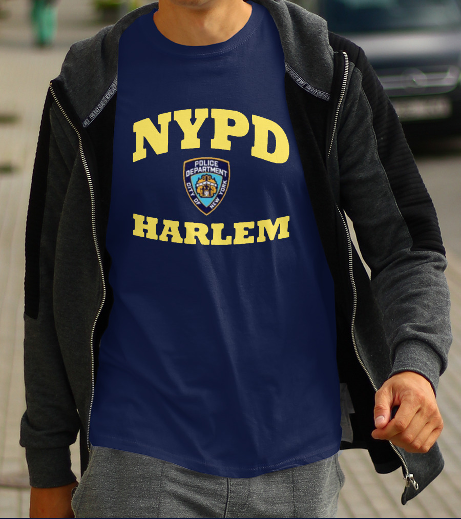 NYPD Police Department City Of New York Harlem T-Shirt