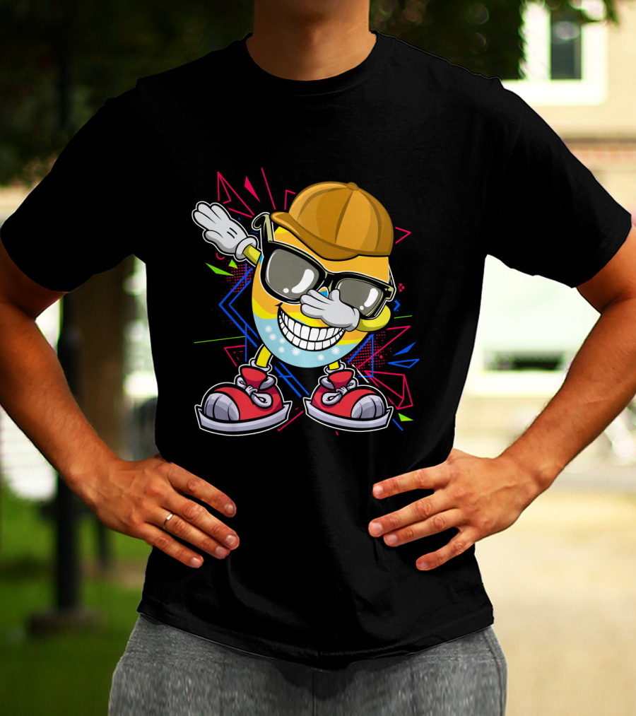 Dabbing Cool Easter Egg With Sunglasses And Cap T-Shirt