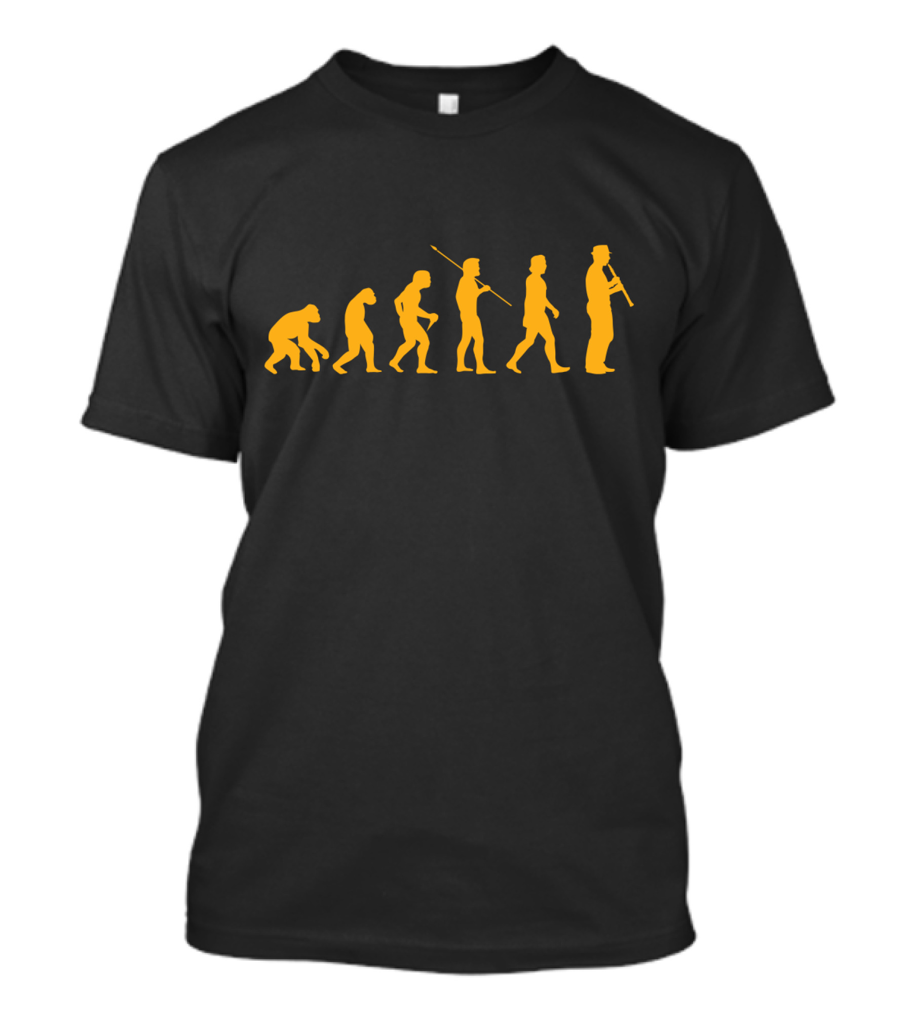 Evolution Of Humans Playing Oboe T-Shirt