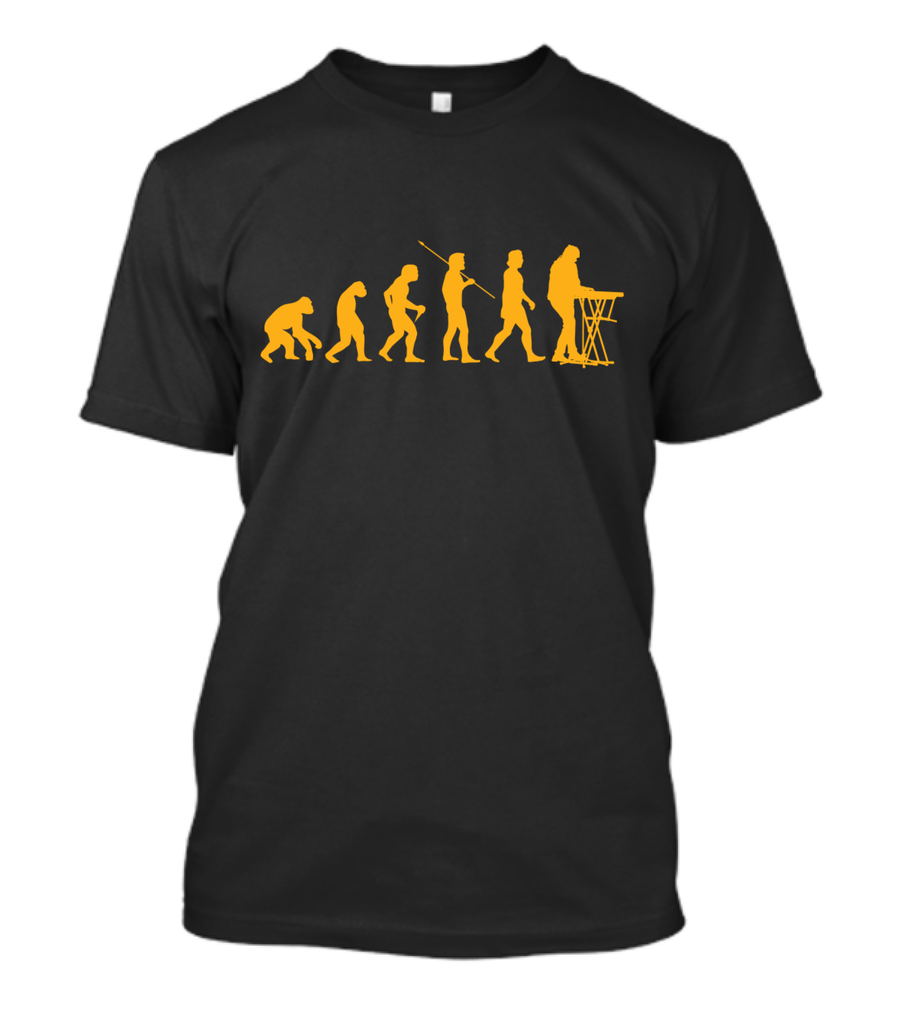 Evolution Organ Humanity's Musical Journey T-Shirt