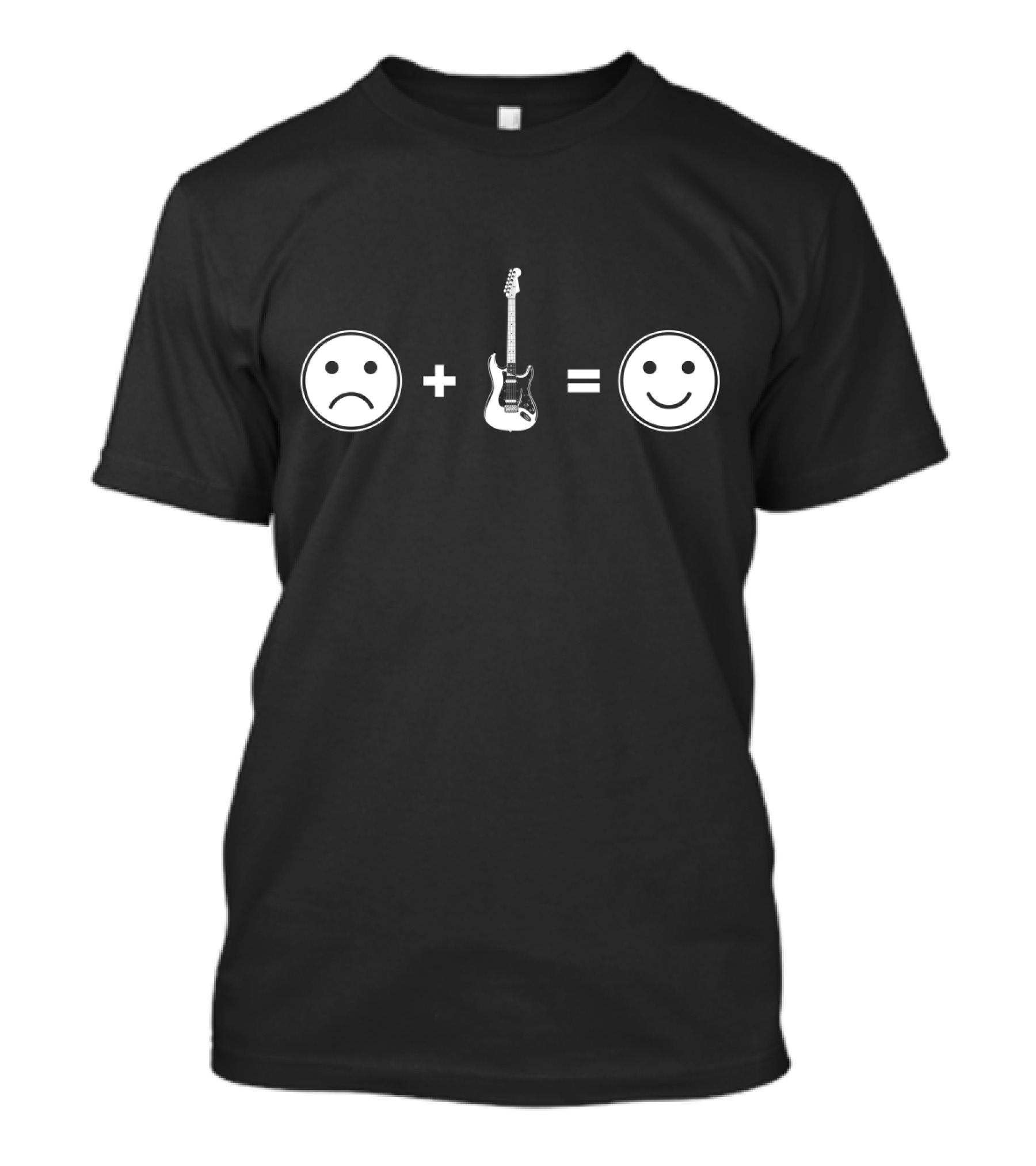 Bass Player Bass Equals Happiness Sad Plus Guitar Equals Happy T-Shirt