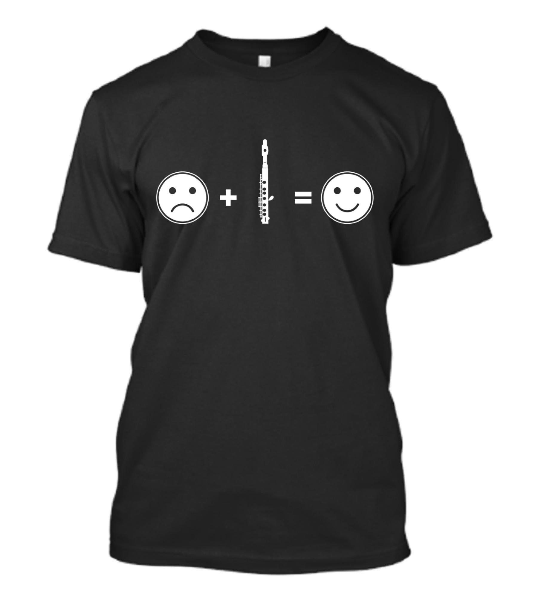 Sad Face Plus Piccolo Equals Happy Face T-Shirt