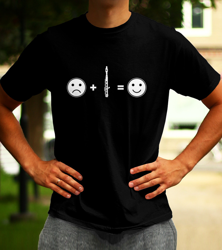 Sad Face Plus Piccolo Equals Happy Face T-Shirt