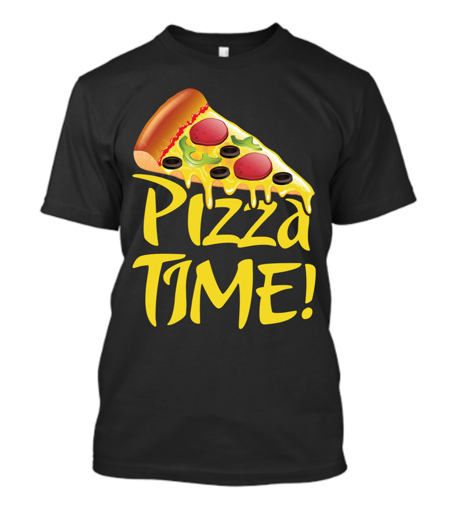 Pizza Everyday Time Pizza Time Slice T-Shirt