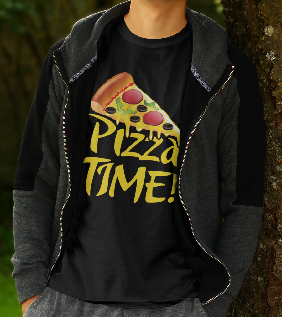 Pizza Everyday Time Pizza Time Slice T-Shirt