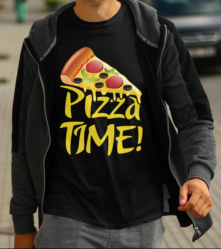 Pizza Everyday Time Pizza Time Slice T-Shirt