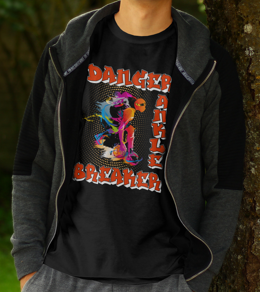 Danger Ankle Breaker Basketball T-Shirt