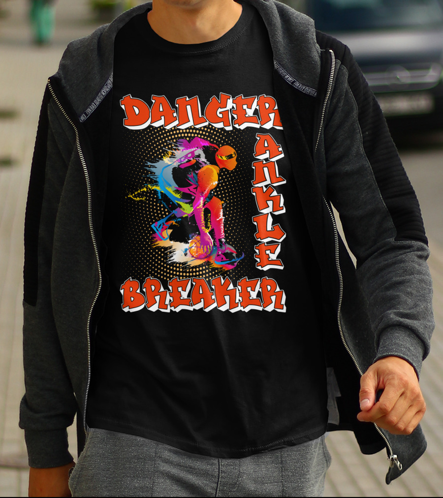 Danger Ankle Breaker Basketball T-Shirt