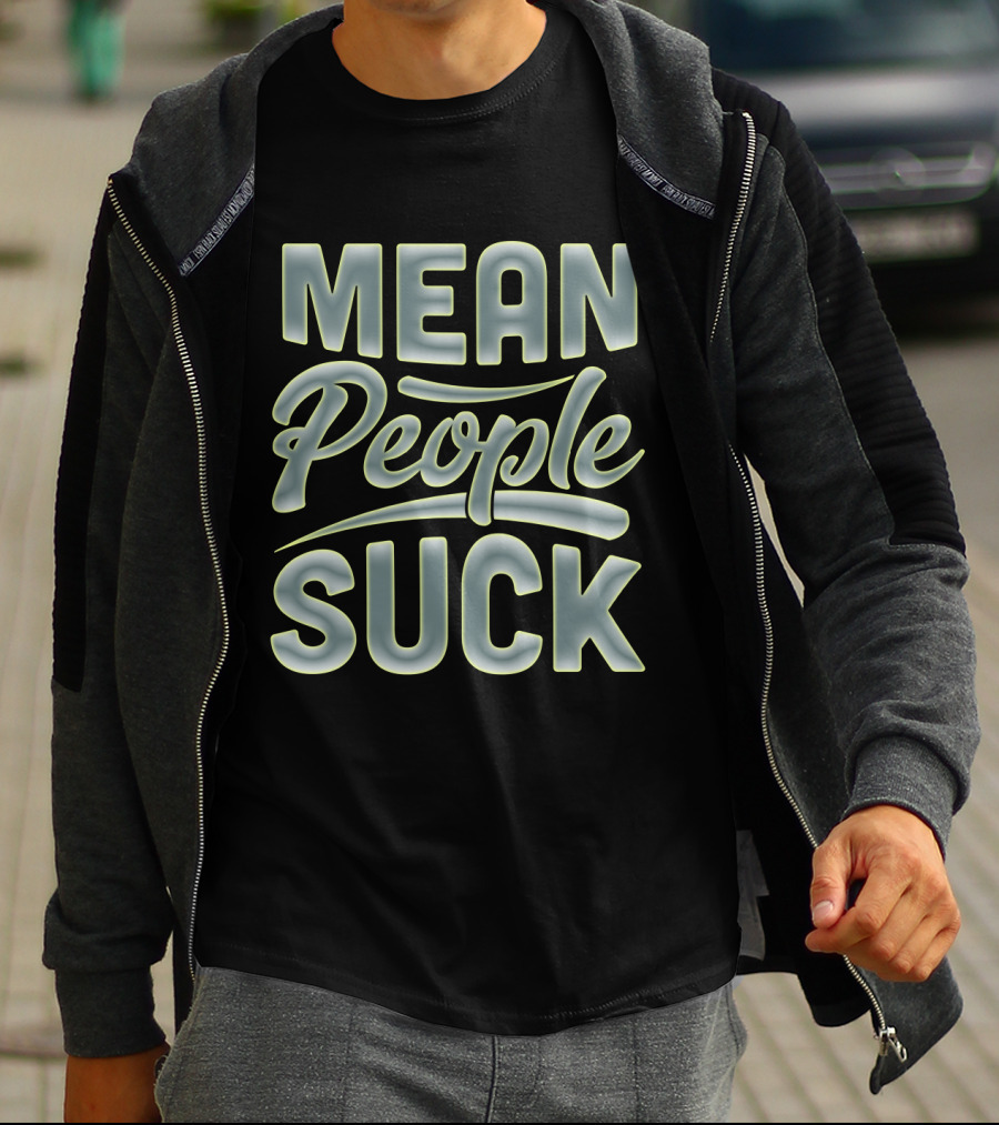 Mean People Suck Neon T-Shirt