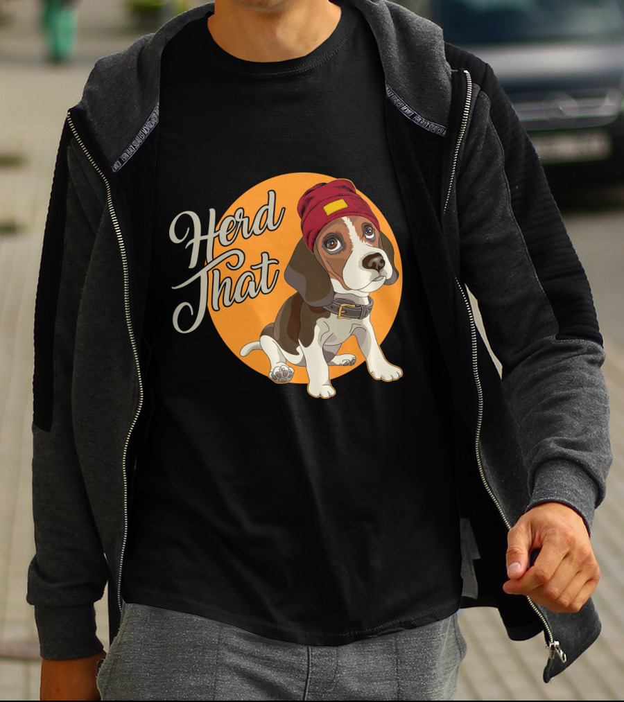 Herd That Beagle Animal Lover Dog Funny T-Shirt