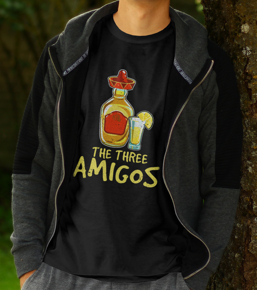 The Three Amigos Tequila Salt Lime Fiesta T-Shirt