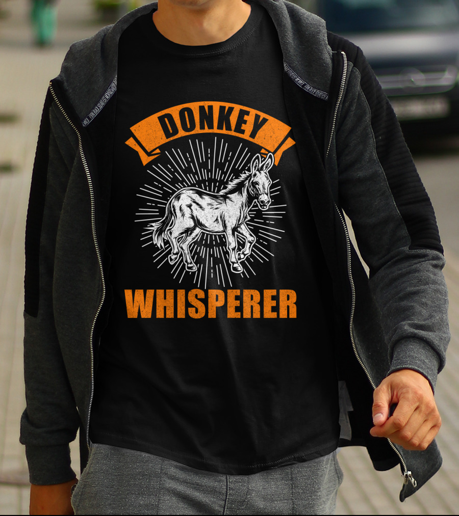 Donkey Whisperer Retro Animal T-Shirt