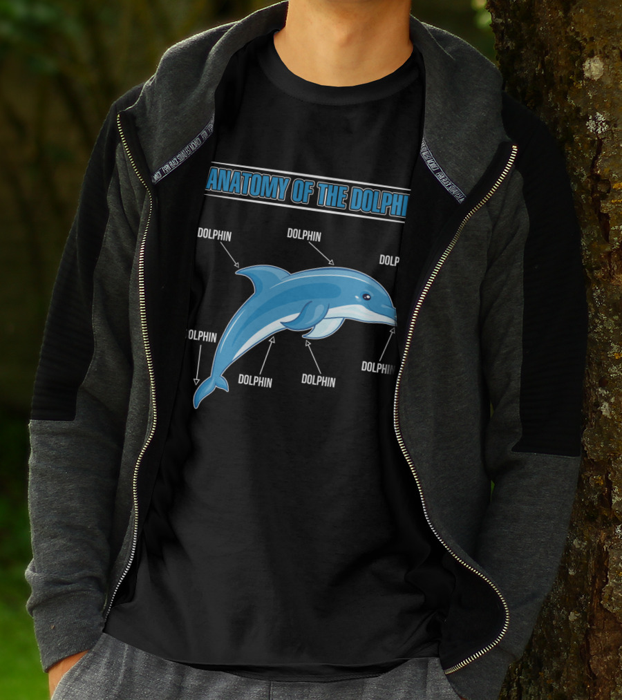ANATOMY OF THE DOLPHIN DOLPHIN DOLPHIN DOLPHIN DOLPHIN DOLPHIN DOLPHIN T-Shirt