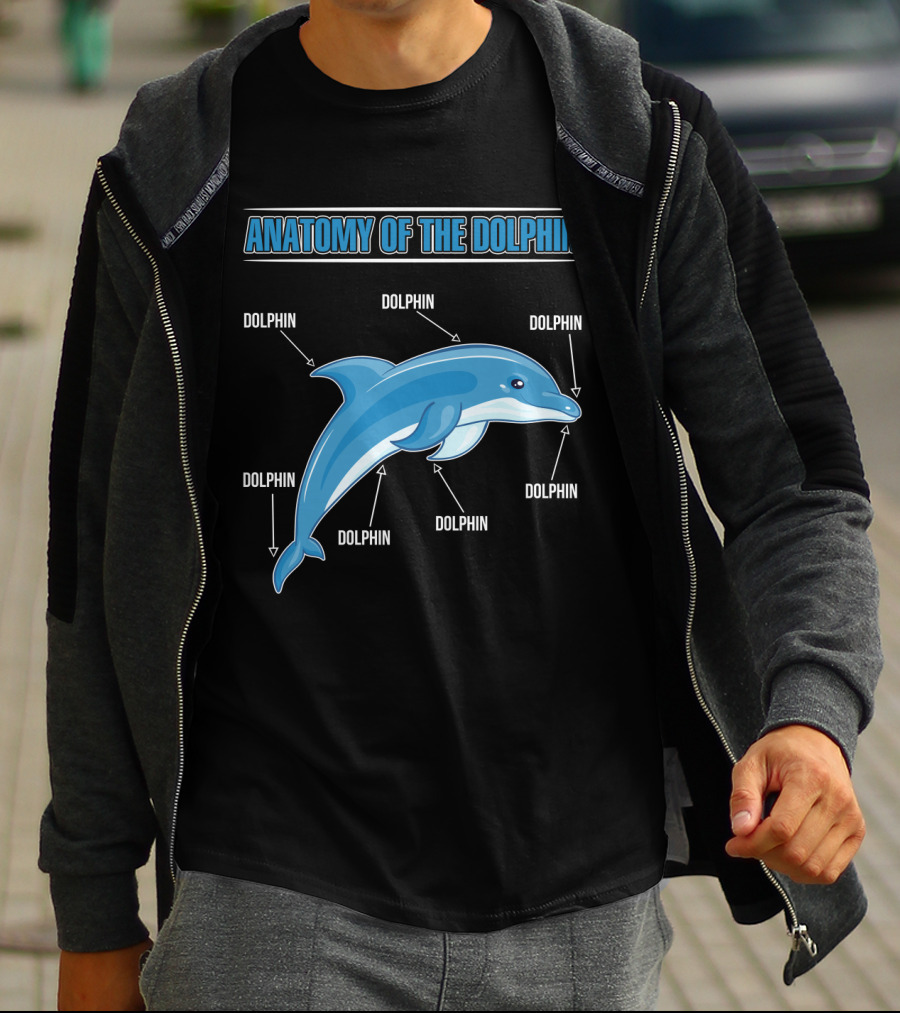 ANATOMY OF THE DOLPHIN DOLPHIN DOLPHIN DOLPHIN DOLPHIN DOLPHIN DOLPHIN T-Shirt