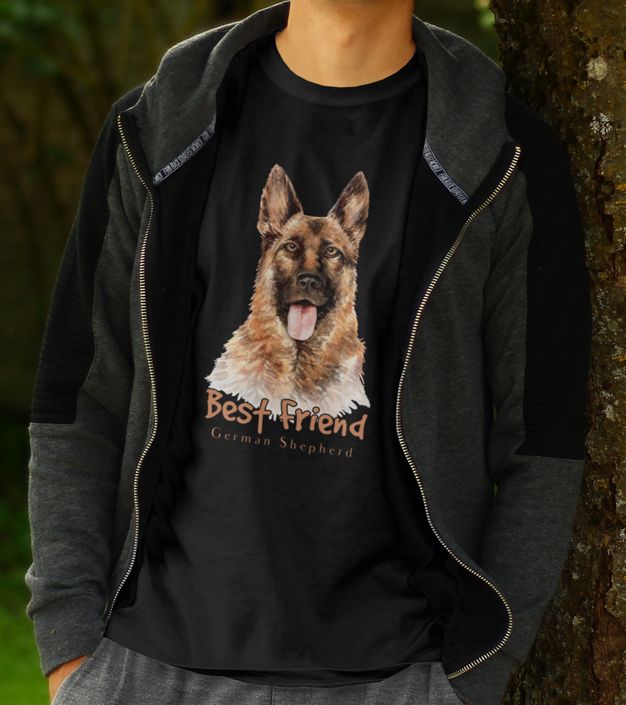 Best Friend German Shepherd T-Shirt