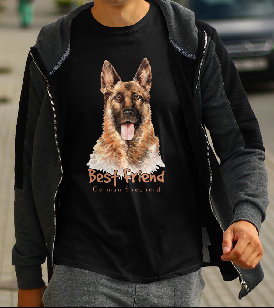 Best Friend German Shepherd T-Shirt