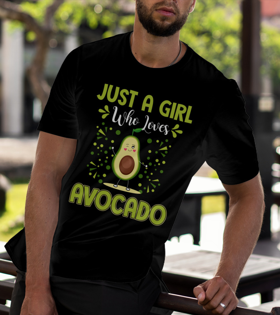 Just A Girl Who Loves Avocado Fun T-Shirt