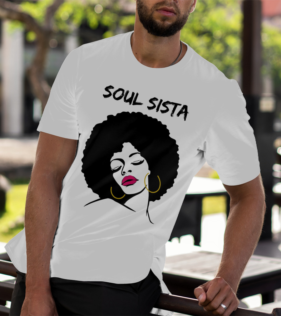 Soul Sista Afro Black Girl Birthday T-Shirt