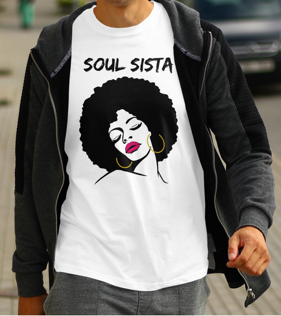 Soul Sista Afro Black Girl Birthday T-Shirt