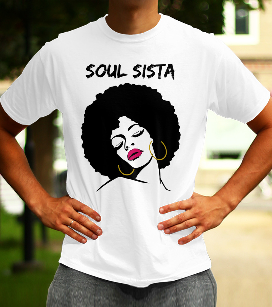 Soul Sista Afro Black Girl Birthday T-Shirt