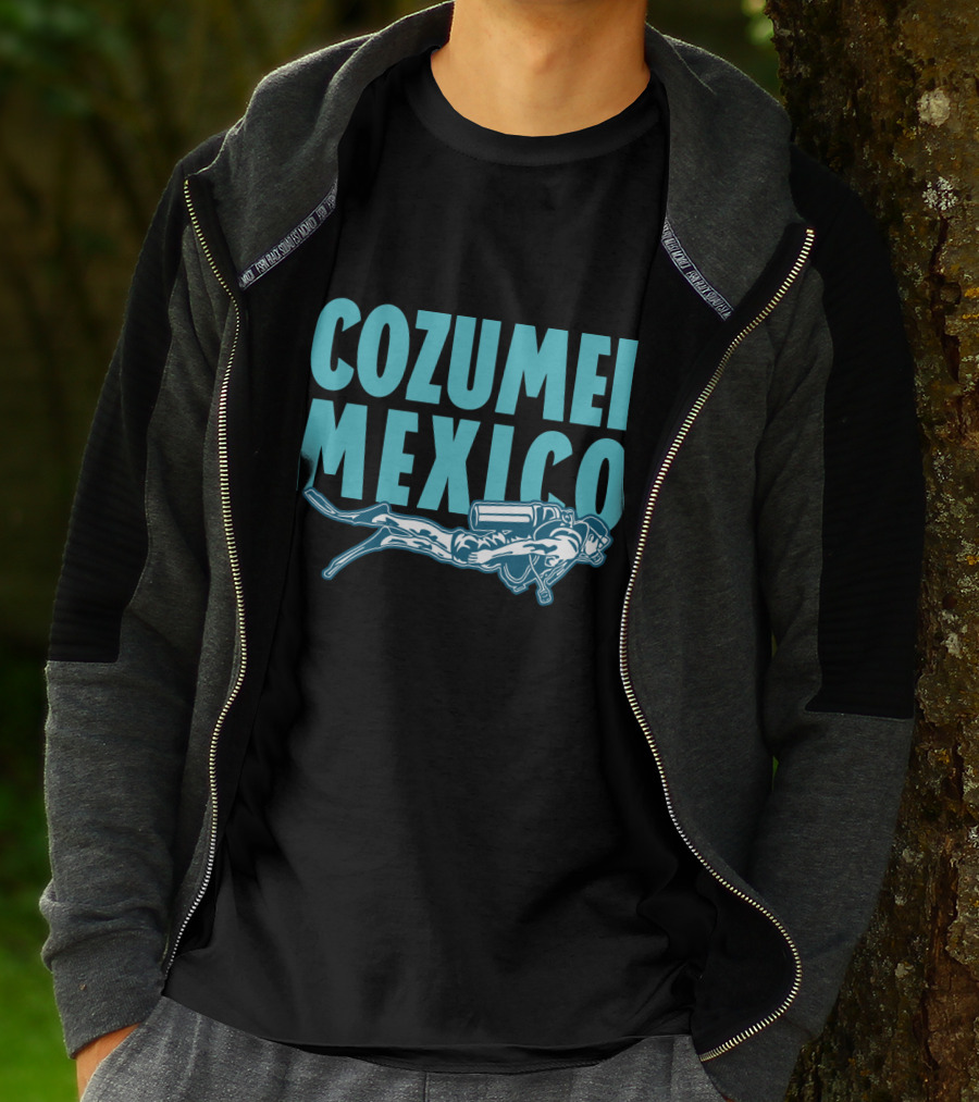 Cozumel Mexico Scuba Diver Adventure T-Shirt