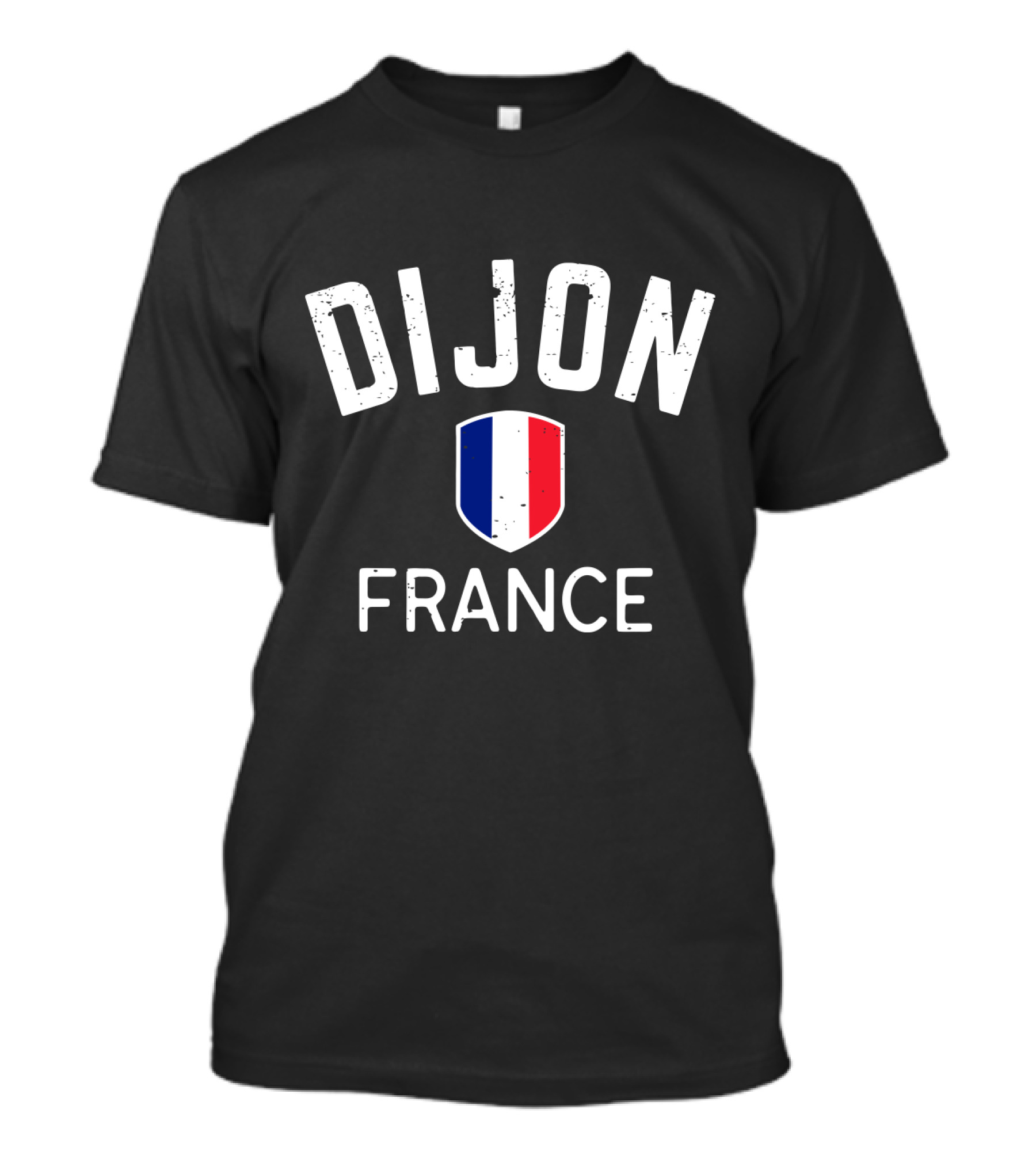 Dijon France French Flag Shield T-Shirt